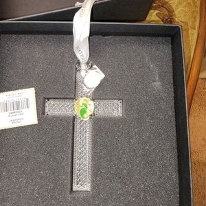 WATERFORD 2021 CRYSTAL CROSS Ornament